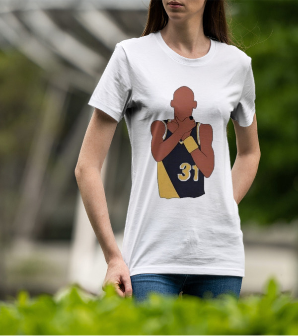 Candace Parker Reggie Miller 31 Gesture Basketball Fan T-Shirt