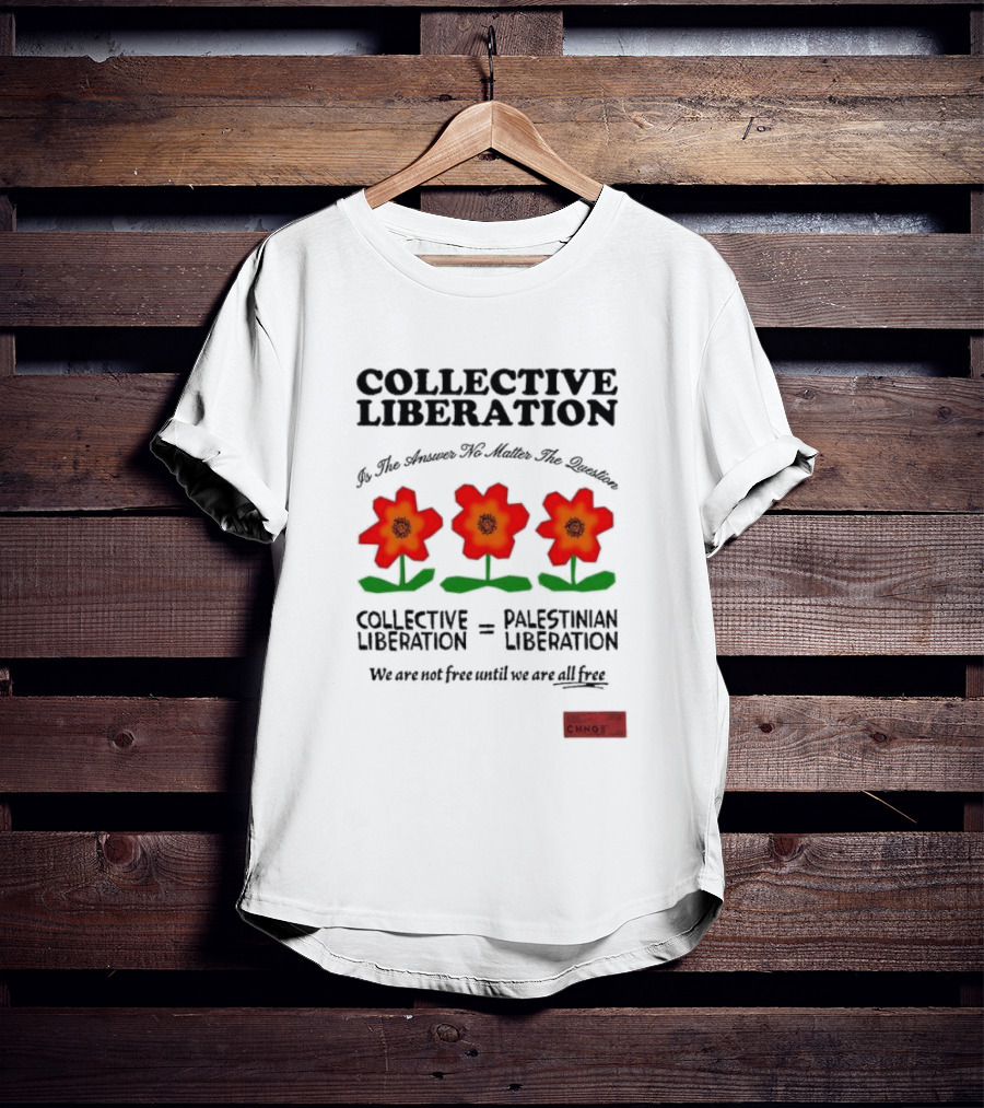 Collective Liberation Palestinian Liberation We Are Not Free Until We Are All Free T-Shirt