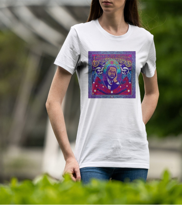 Truth And Dragons Psychedelic Portrait Neon T-Shirt