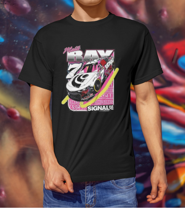 Malik Ray 7 NASCAR Coke Series Signal Racing Car T-Shirt