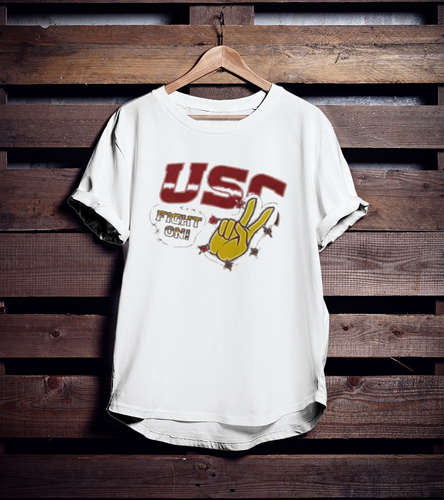 USC Fight On Travis Scott Collaboration T-Shirt