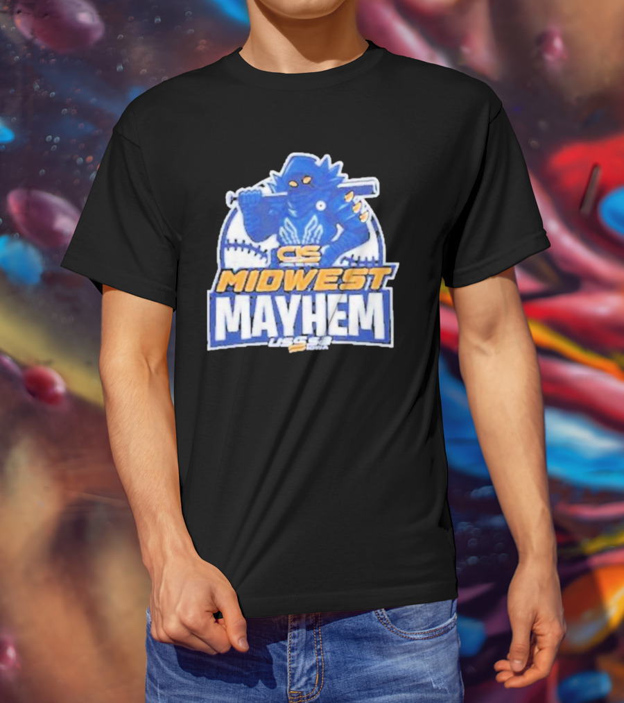 CS Midwest Mayhem USSSA Iowa Baseball T-Shirt