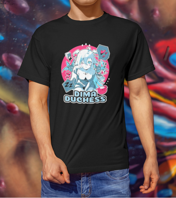 Uwumarket Dimatheduchess Sleepy Soup Dima Duchess Hearts Zzz Bat Wings T-Shirt