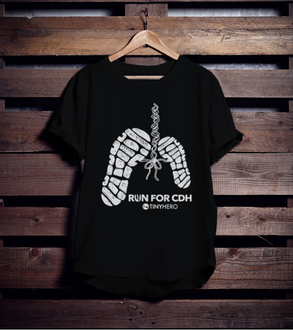 Run For CDH TinyHero Virtual Walk Run Bike Georgia T-Shirt