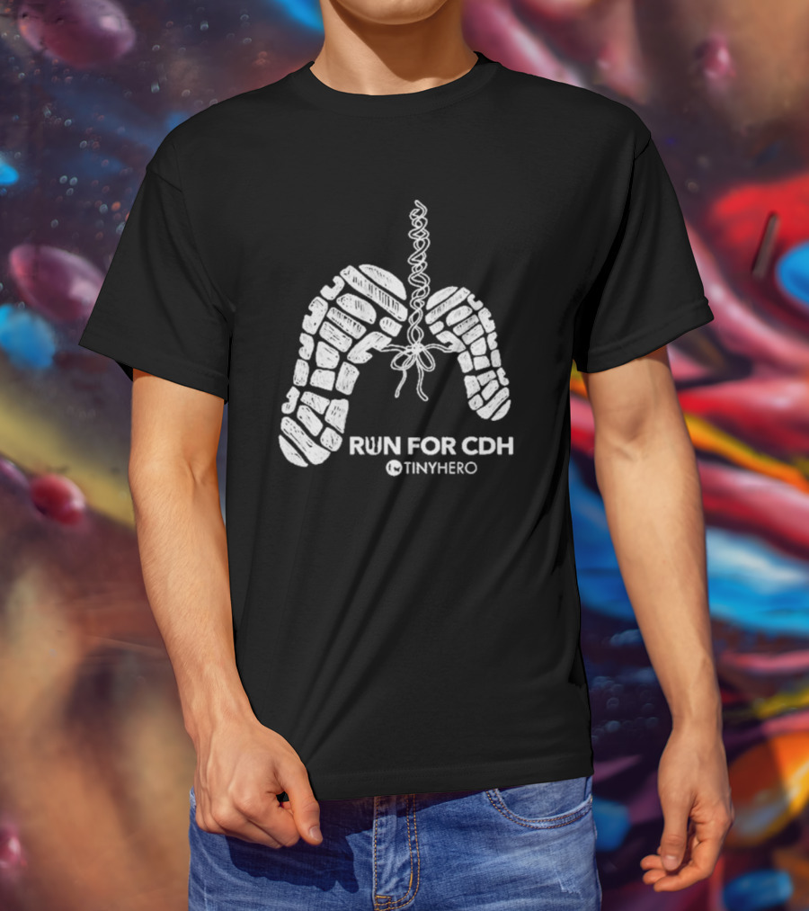 Run For CDH TinyHero Virtual Walk Run Bike Georgia T-Shirt