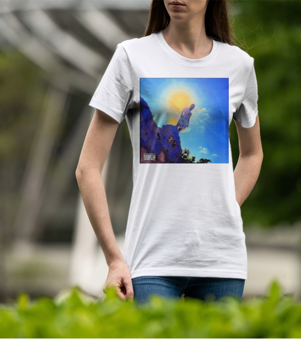 Wagmi Music Images Figure On Cliff With Sun And Clouds Cover T-Shirt
