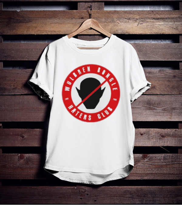 Wulbren Bongle Haters Club FWB Logo Red Circle T-Shirt