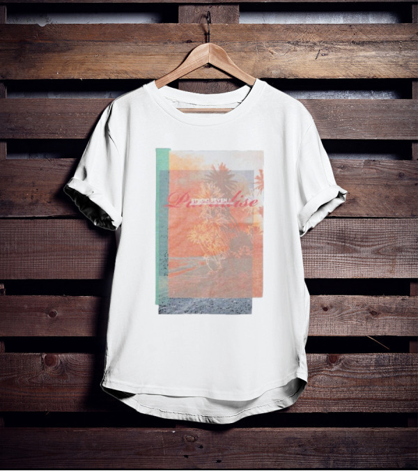 Paradise Studio Seven Tropical Overlay T-Shirt