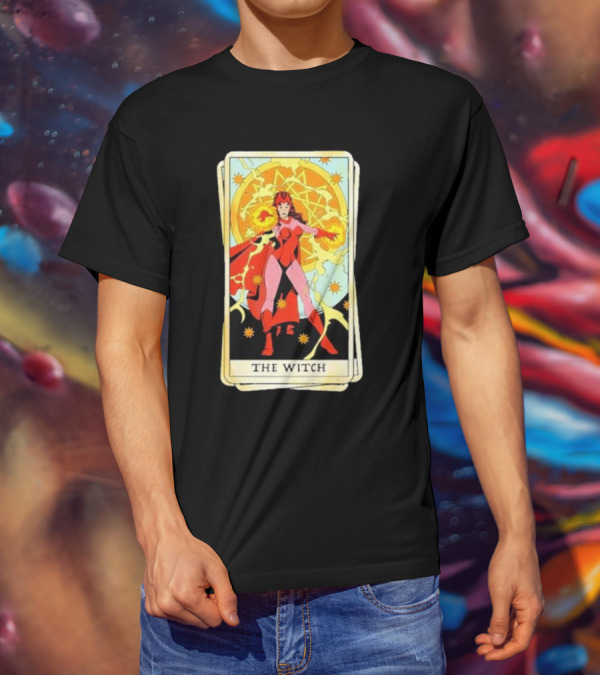 Tarot Card Featuring Scarlet Witch As The Witch T-Shirt