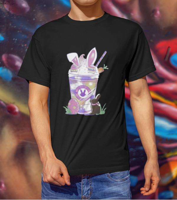 Easter Bunny Love Chocolate Cotton Candy Cup With Eggs T-Shirt