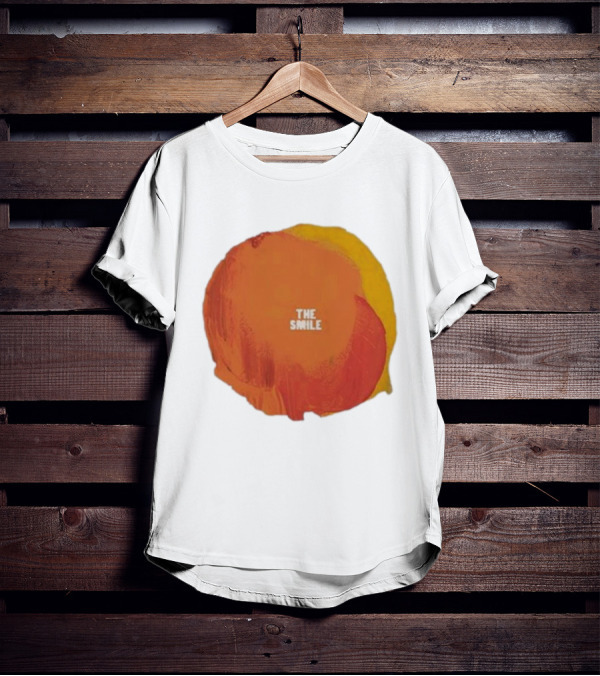 The Smile Sun Paint Texture Art Circle T-Shirt