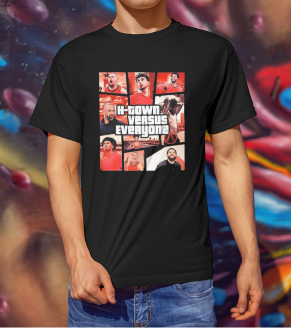 H-Town Versus Everyone Aaron Patterson Style Gta Inspired Sportswear T-Shirt