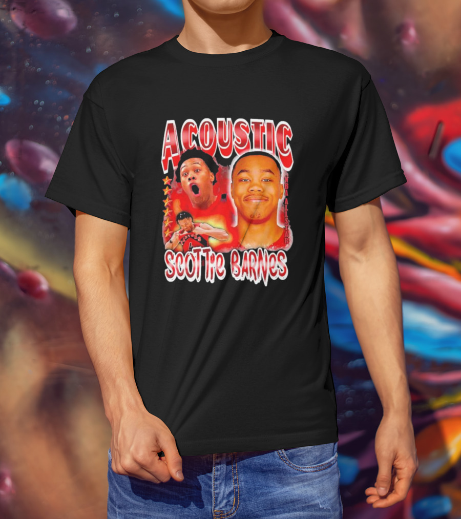Acoustic Scottie Barnes NBA All-Star Raptors T-Shirt