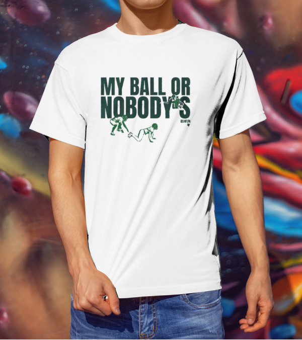 My Ball Or Nobody’s Football Player Icons T-Shirt