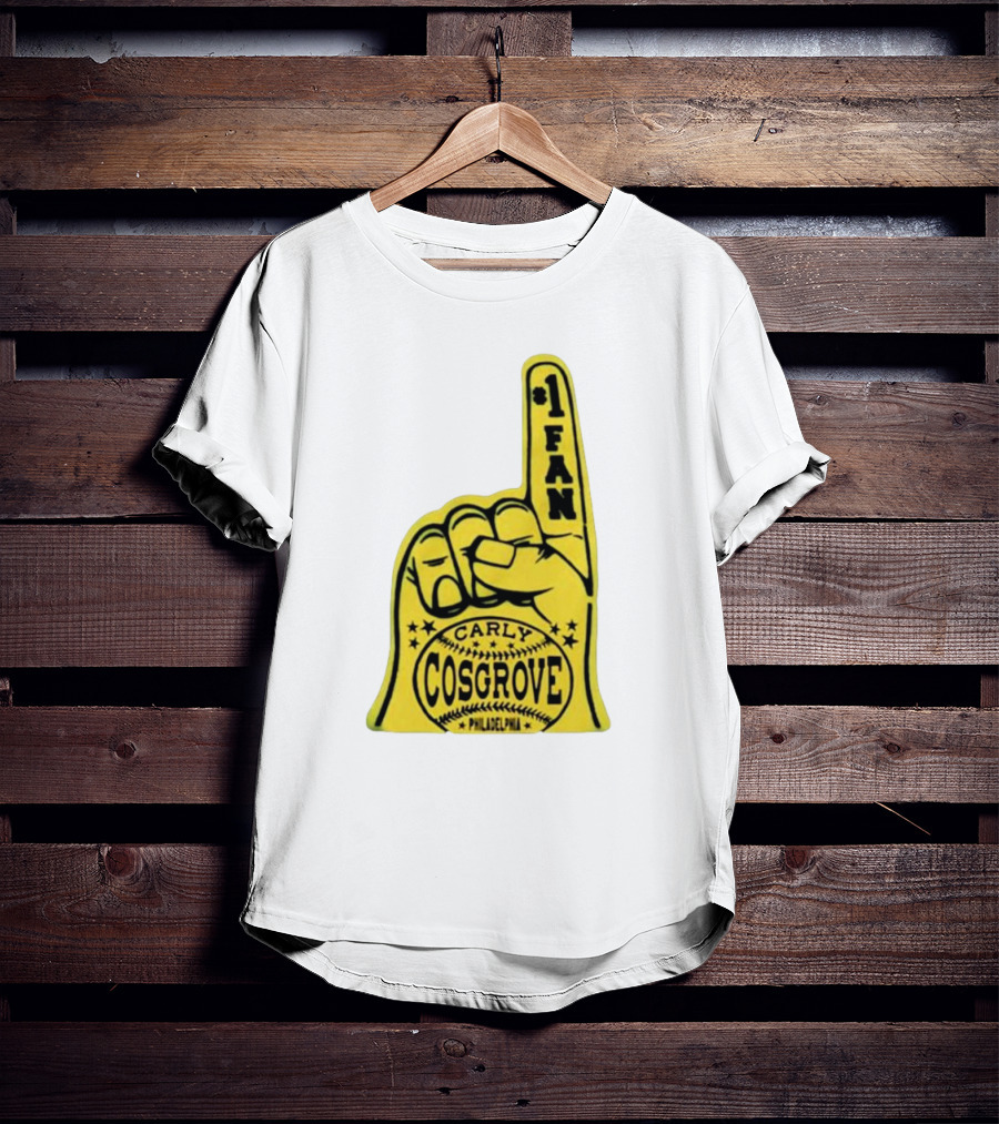 Carly Cosgrove Philadelphia Number One Fan Foam Finger T-Shirt