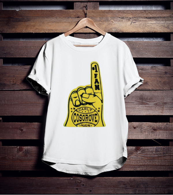 Carly Cosgrove Philadelphia Number One Fan Foam Finger T-Shirt