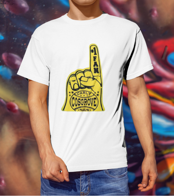 Carly Cosgrove Philadelphia Number One Fan Foam Finger T-Shirt