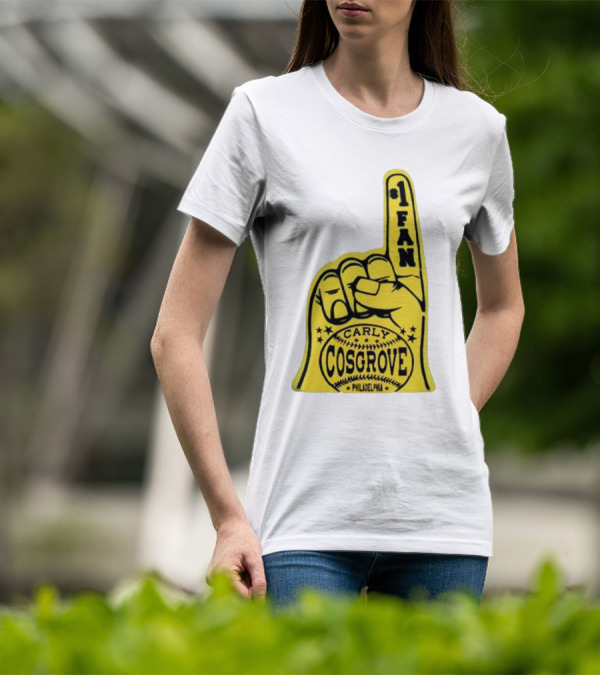 Carly Cosgrove Philadelphia Number One Fan Foam Finger T-Shirt