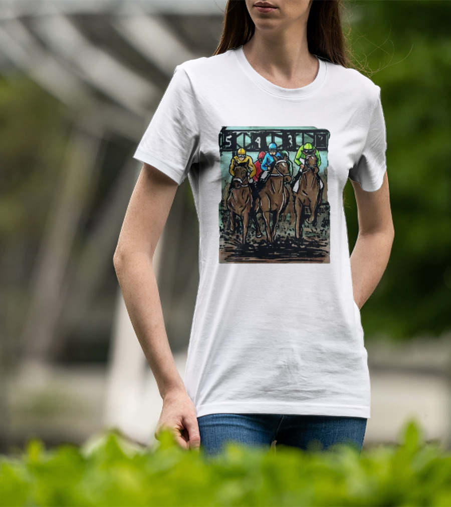 U Horse Races Waitlist Action 54321 T-Shirt