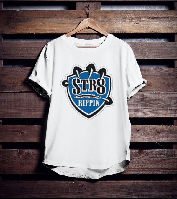 Jake Lucky STR8 Rippin Gaming Esports Team Badge T-Shirt