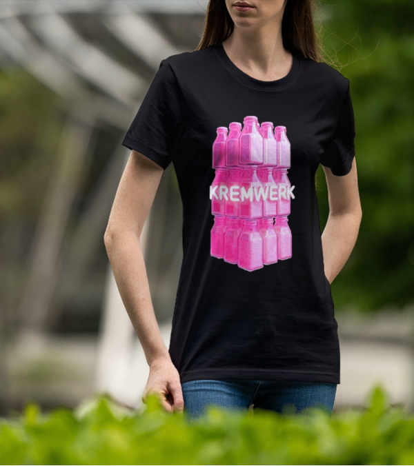 Kremwerk Seattle Wa Pink Cream Bottles Factory T-Shirt