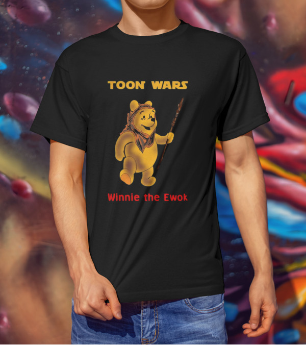 Toon Wars Winnie The Ewok Pooh Bear T-Shirt