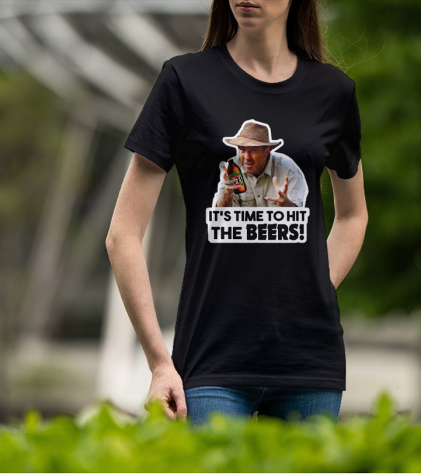 Russell Coight It's Time To Hit The Beers Beer Bottle Hat T-Shirt