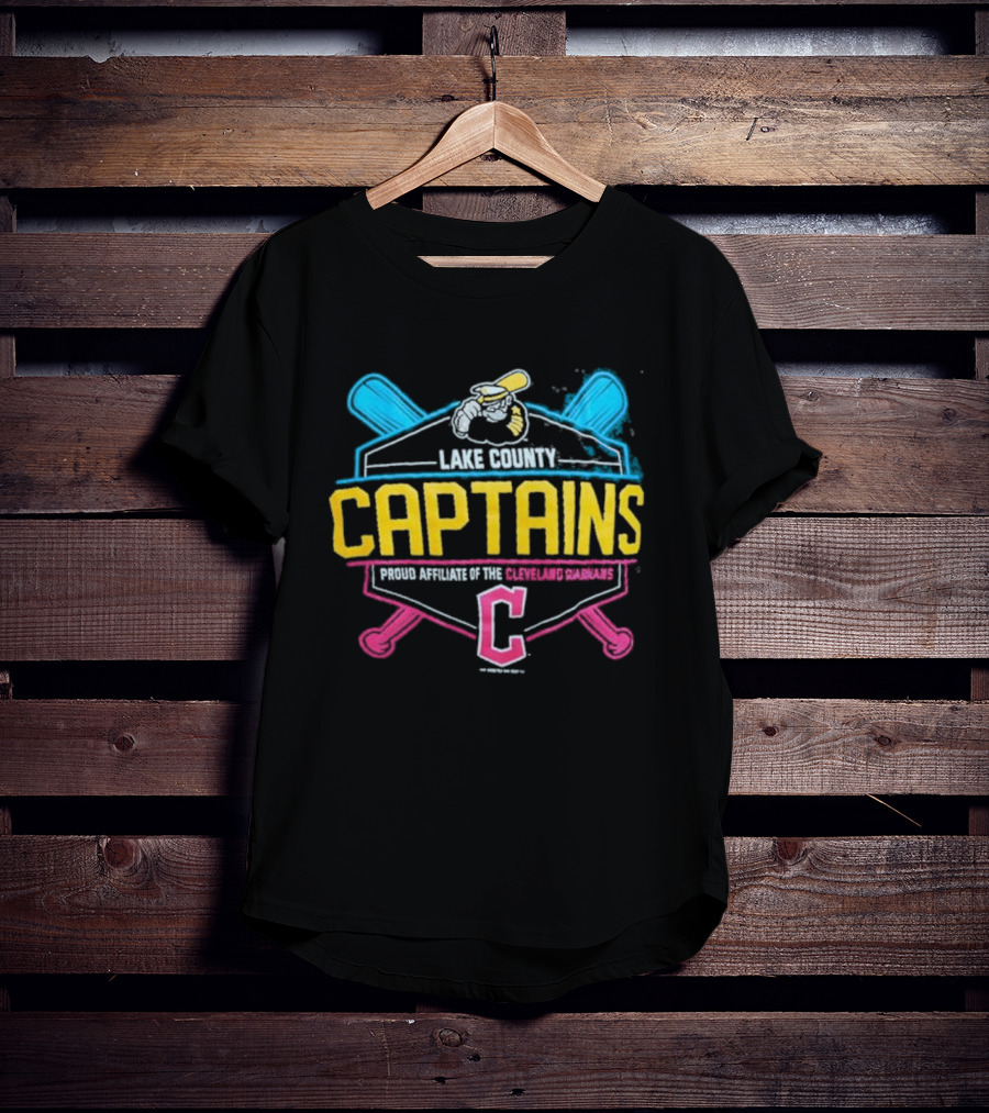 Lake County Captains Proud Affiliate Of The Cleveland Guardians T-Shirt