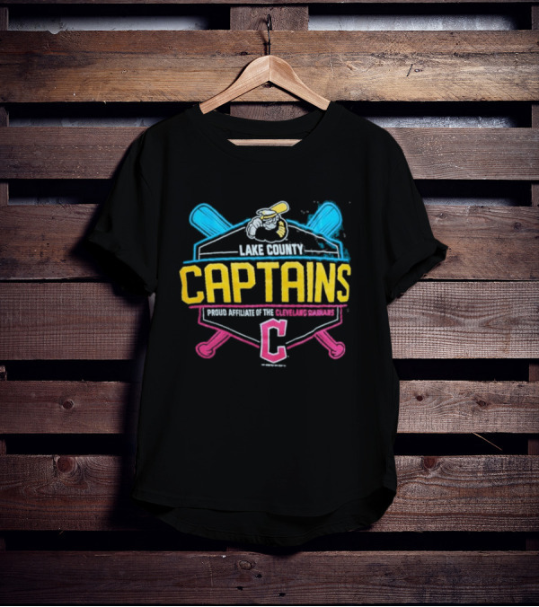 Lake County Captains Proud Affiliate Of The Cleveland Guardians T-Shirt