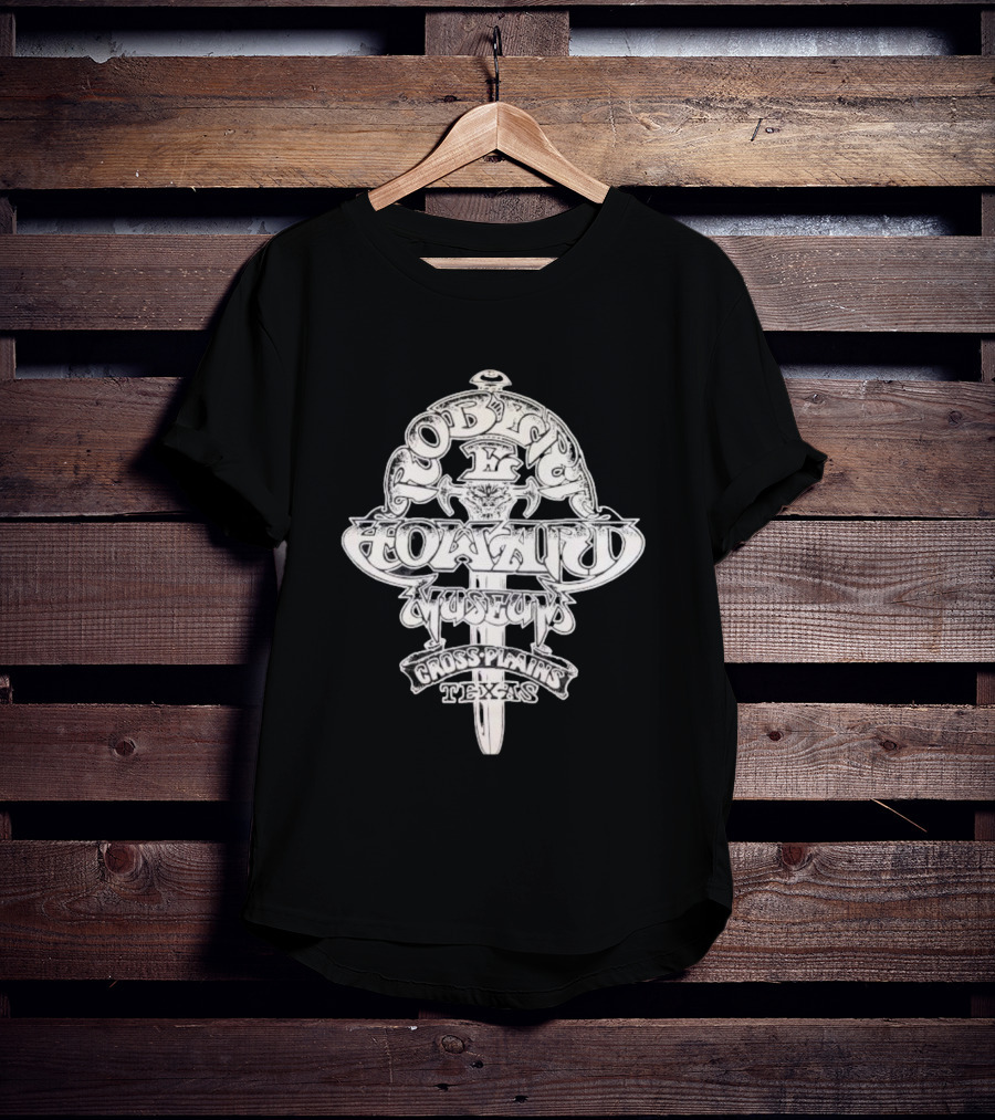 Robert E. Howard Museum Sword Emblem Cross Plains Texas T-Shirt