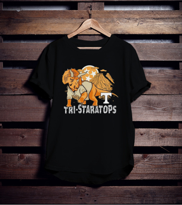 Tri-staratops Omavols Baseball Tennessee Mountain Stars T-Shirt