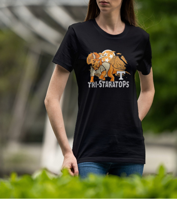 Tri-staratops Omavols Baseball Tennessee Mountain Stars T-Shirt