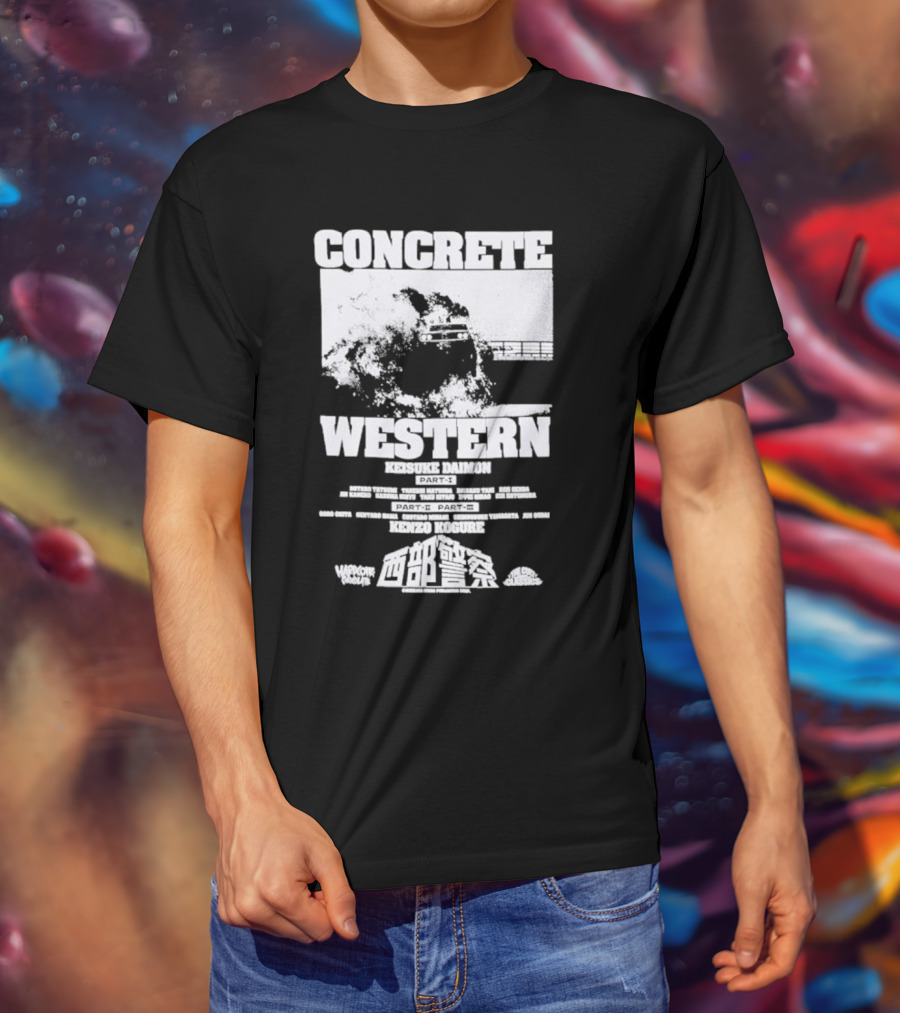 CONCRETE WESTERN KEISUKE DAIMON PART-I KENZO KOGURE DETECTION TRAINING STRATEGIES SHOWDOWN PART-II GOGO BOATS MOTORIZED SKATEBOARDS JET CYCLE DANGER T-Shirt