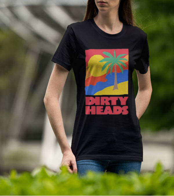 Dirty Heads Palm Tree Sunset Beach Vibes T-Shirt