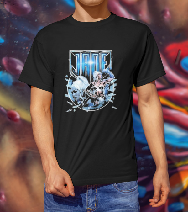Jade Shattered Glass Power Pose T-Shirt