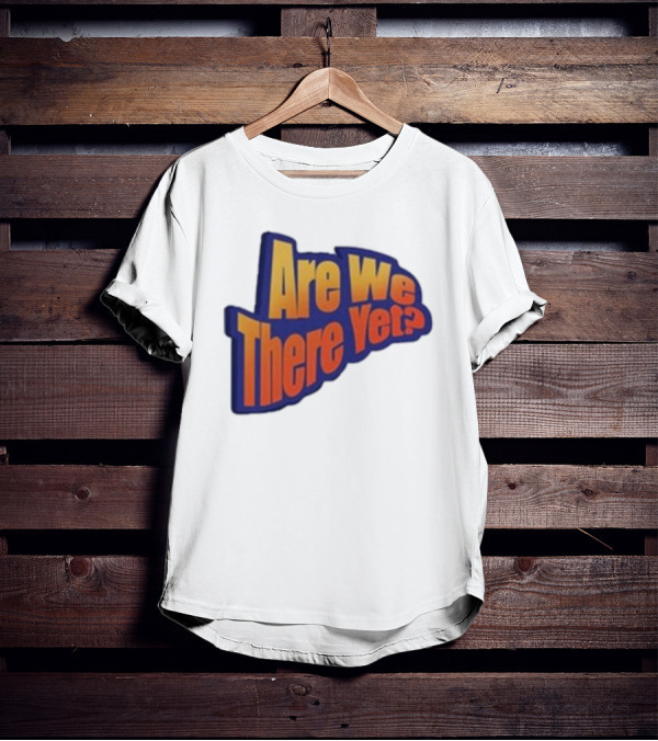 James Marriott Are We There Yet Retro Text T-Shirt