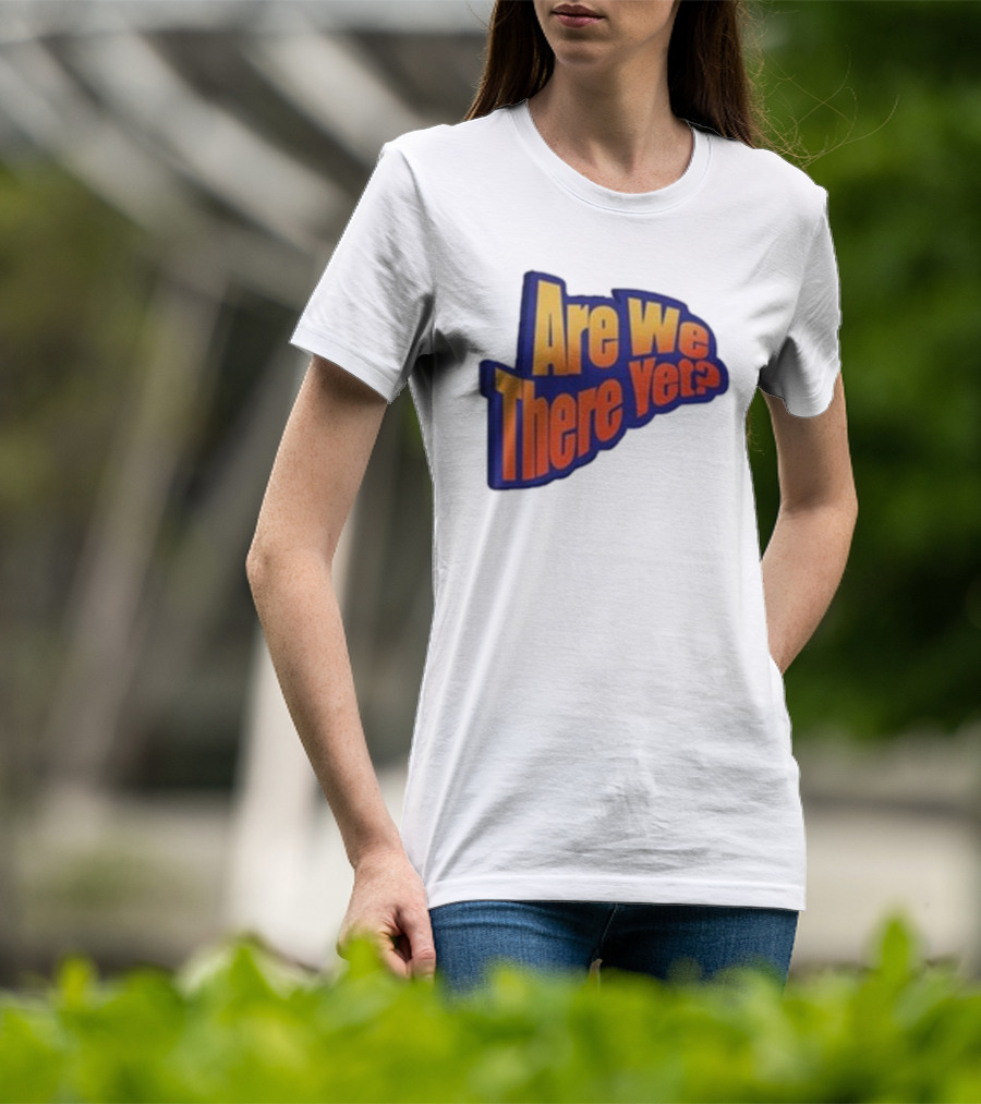 James Marriott Are We There Yet Retro Text T-Shirt