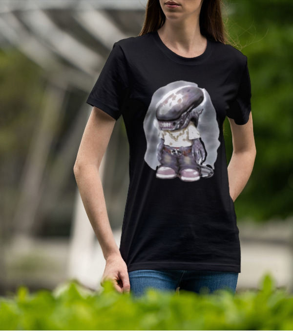 Pedro Xenomorph Alien Style Casual Outfit Character T-Shirt