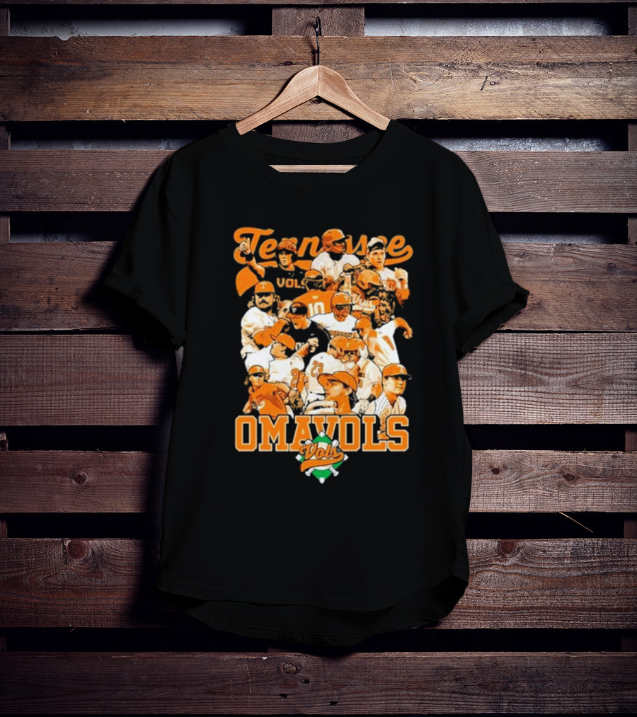 Tennessee Omavols Vols Baseball Team Players T-Shirt