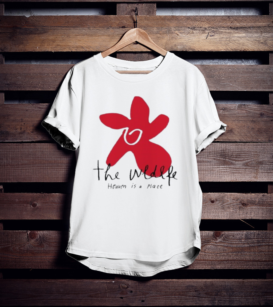 The Wldlfe Heaven Is A Place Red Flower T-Shirt