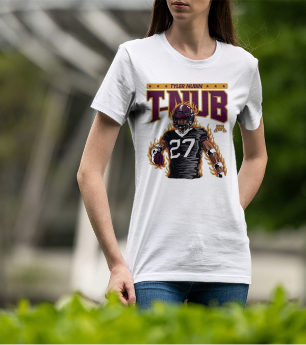 Ncaa Football Tyler Nubin T-Nub Defensive Back 27 Youth T-Shirt