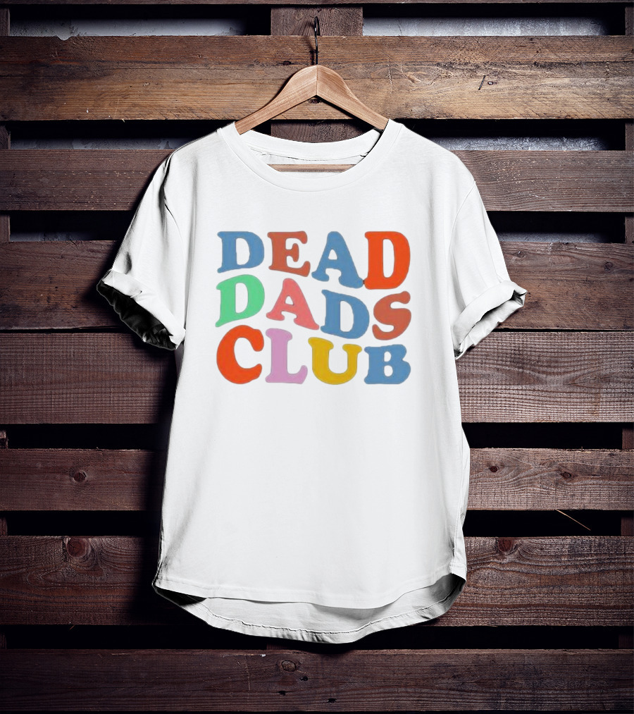 Wenshmoople Multicolored Dead Dads Club T-Shirt