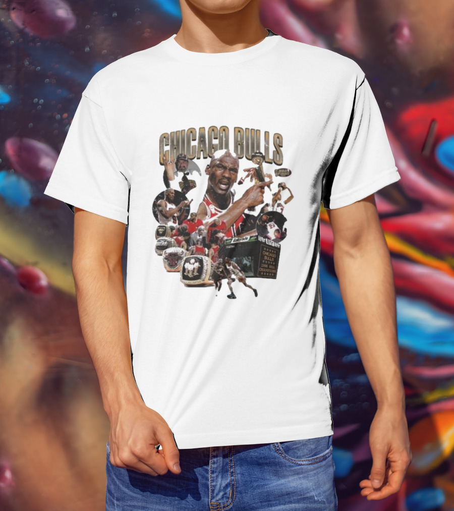 Chicago Bulls NBA Legends And Victory Celebrations T-Shirt