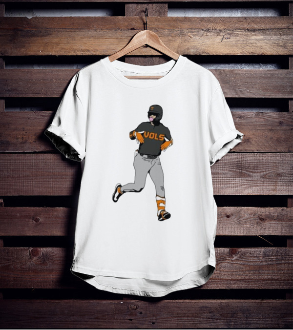 VOLS Baseball Player Bubblegum T-Shirt