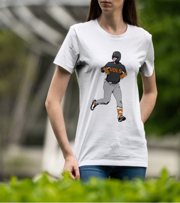 VOLS Baseball Player Bubblegum T-Shirt