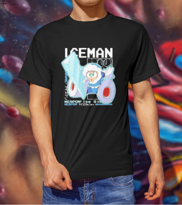 Capcom Iceman Mega Man Weapon Ice Slasher T-Shirt