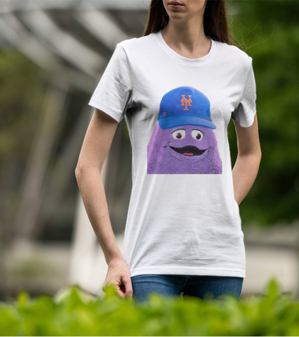 Lgm Grimace New York Mets Mascot Baseball Cap T-Shirt