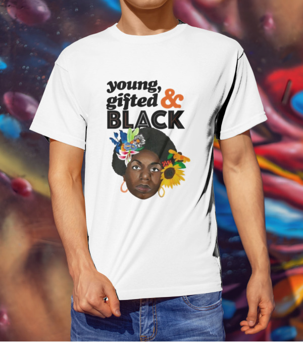 Young Gifted And Black Nina En Printemps T-Shirt
