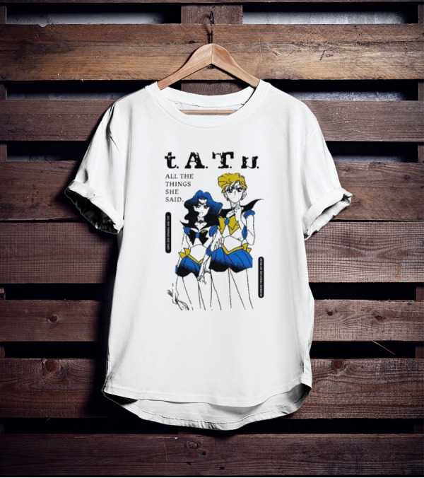 T.A.T.u. All The Things She Said Sailor Moon Inspired Characters T-Shirt