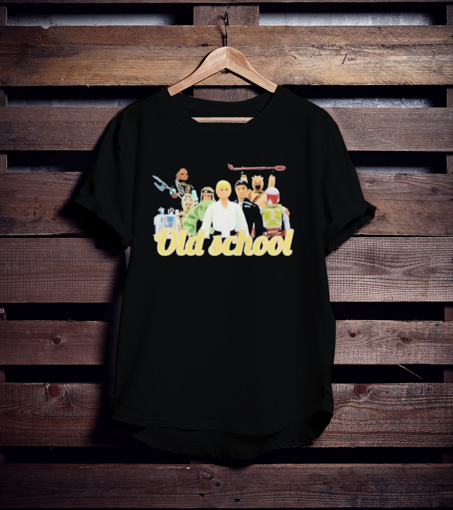 Old School Star Wars Action Figures Nostalgia T-Shirt